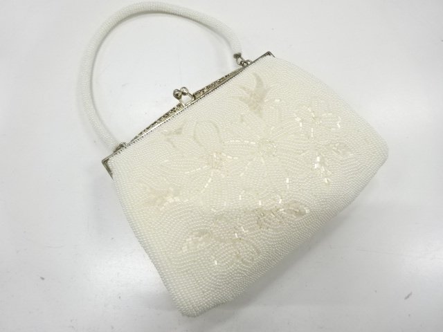 ビーズ　ハンドバッグ